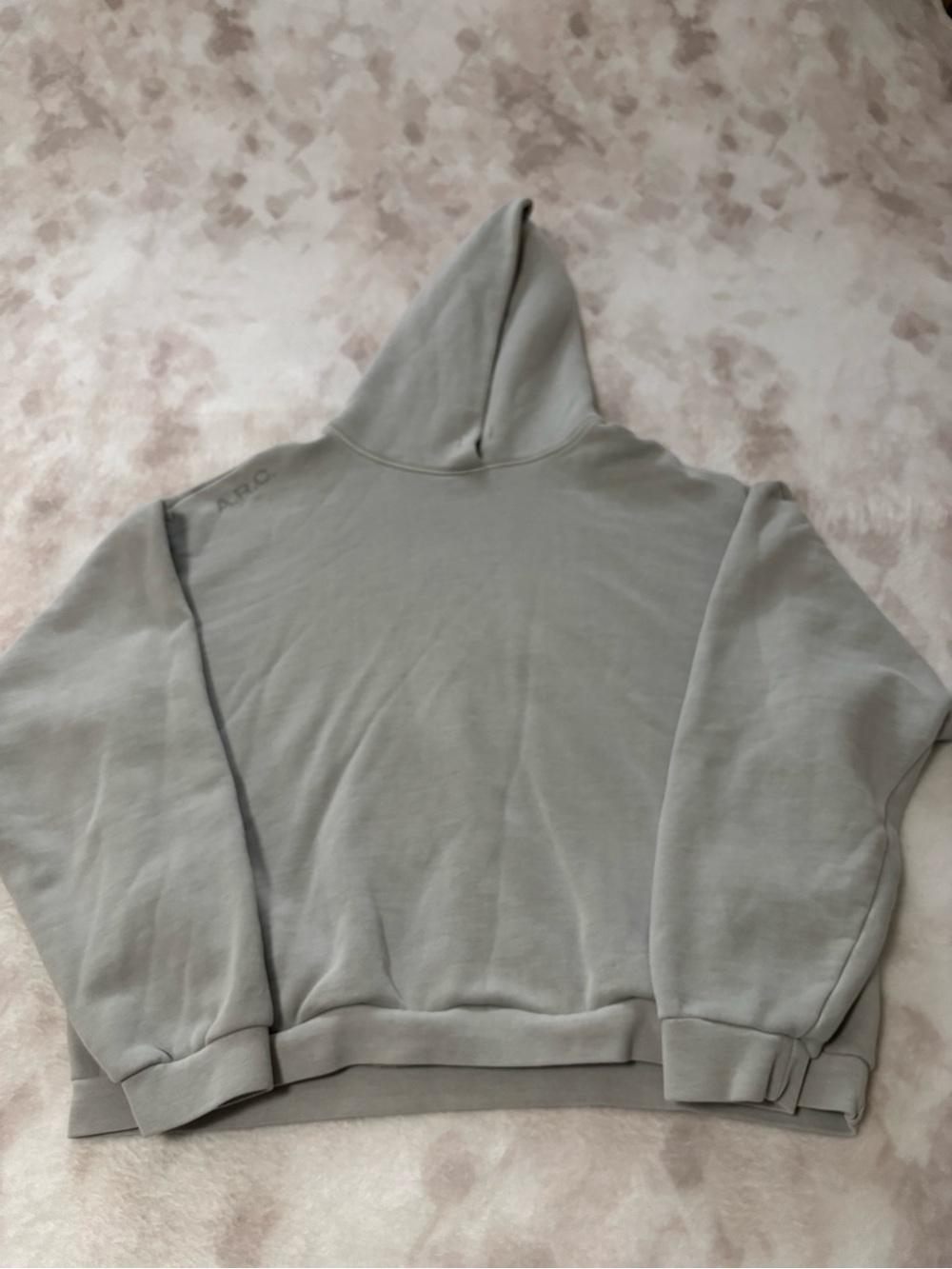 A.R.C. Vintage Sage Green Wash Heavyweight Fleece Hoodie
